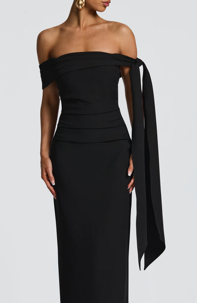 addie formal open back crepe dress Addie Formal Open Back Crepe Dress Special Occasion Make a head-turning entrance in a dress that captivates with stunning details! Addie features a sleeveless boat neck. padded cups with vertical seams at