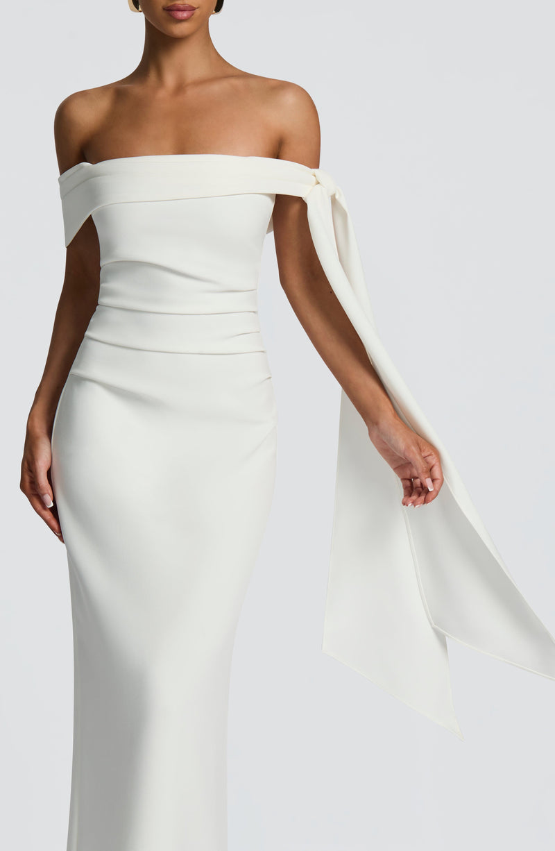 Buy White Maxi Dress - Addie Maxi Dress - Ivory | Babyboo Fashion Buy White Maxi Dress - Addie Maxi Dress - Ivory | Babyboo Fashion