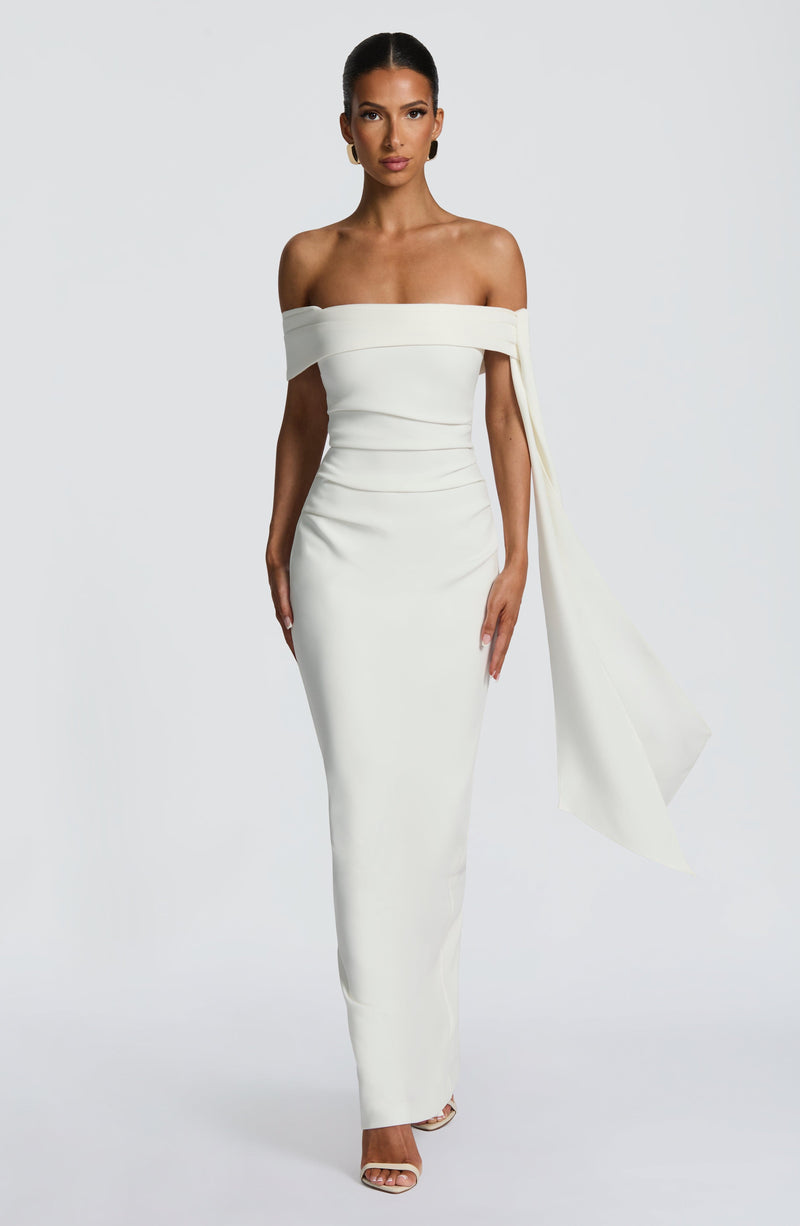 Buy White Maxi Dress - Addie Maxi Dress - Ivory | Babyboo Fashion Buy White Maxi Dress - Addie Maxi Dress - Ivory | Babyboo Fashion