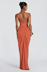 Adele Maxi Dress - Burnt Orange Dress Babyboo Fashion Premium Exclusive Design