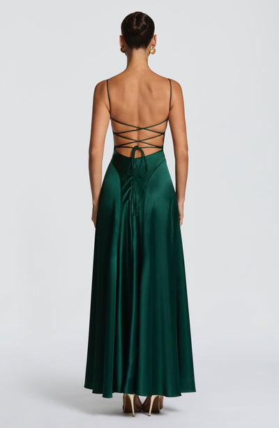 Buy Adelina Maxi Dress - Emerald