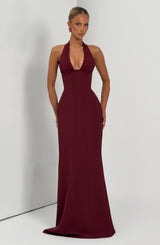 Adora Maxi Dress - Cherry Lacquer Dress Babyboo Fashion Premium Exclusive Design