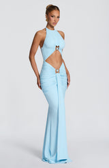 Aesha Maxi Dress - Sky Blue Dress Babyboo Fashion Premium Exclusive Design