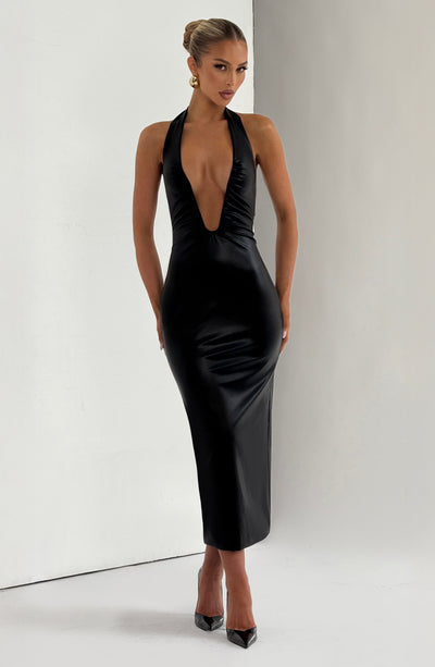 Buy Black Midi Dress - Ainsley Midi Dress - Babyboo Fashion Buy Black Midi Dress - Ainsley Midi Dress - Babyboo Fashion