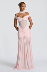 Alaia Maxi Dress - Blush Dress Babyboo Fashion Premium Exclusive Design