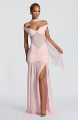 Alaia Maxi Dress - Blush Dress Babyboo Fashion Premium Exclusive Design