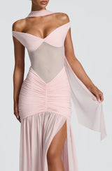 Alaia Maxi Dress - Blush Dress Babyboo Fashion Premium Exclusive Design