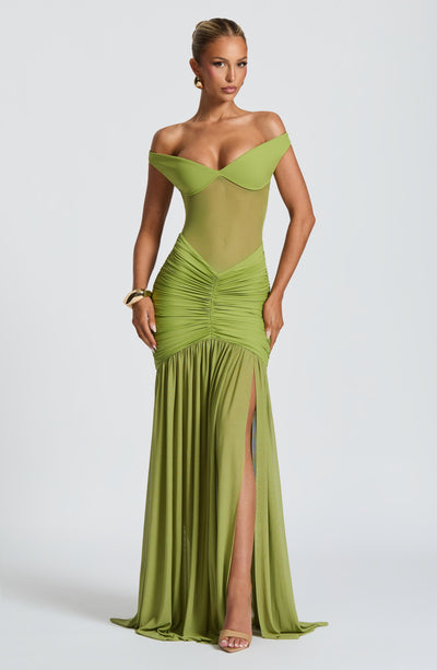 Babyboo Alaia Maxi Dress in Olive Size M