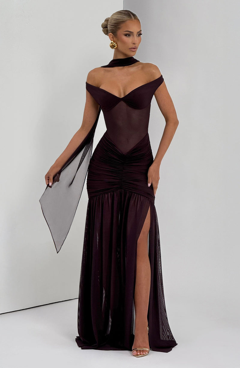 Alaia Maxi Dress - Plum Alaia Maxi Dress - Plum