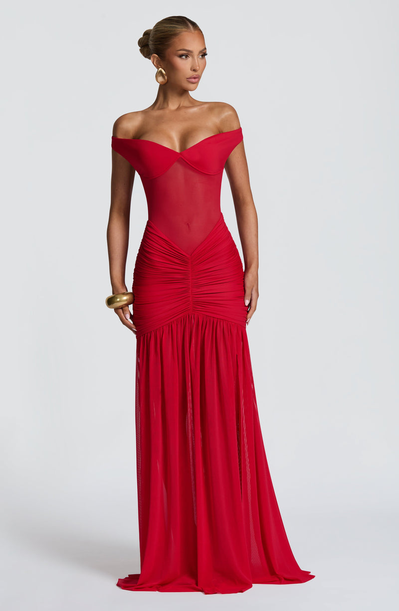 Babyboo Alaia Maxi Dress in Red Size XXL
