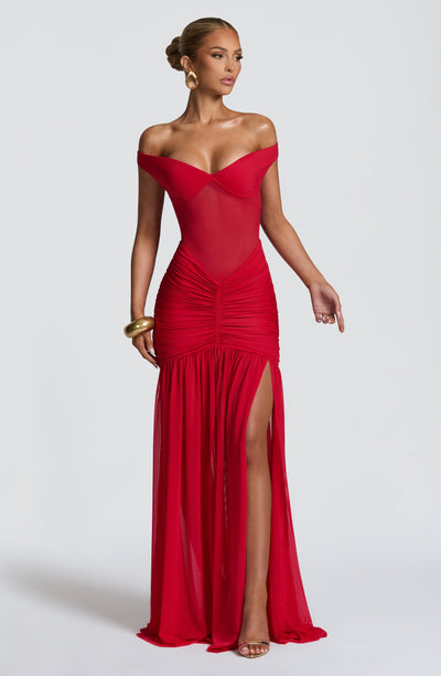 Babyboo Alaia Maxi Dress in Red Size XXL