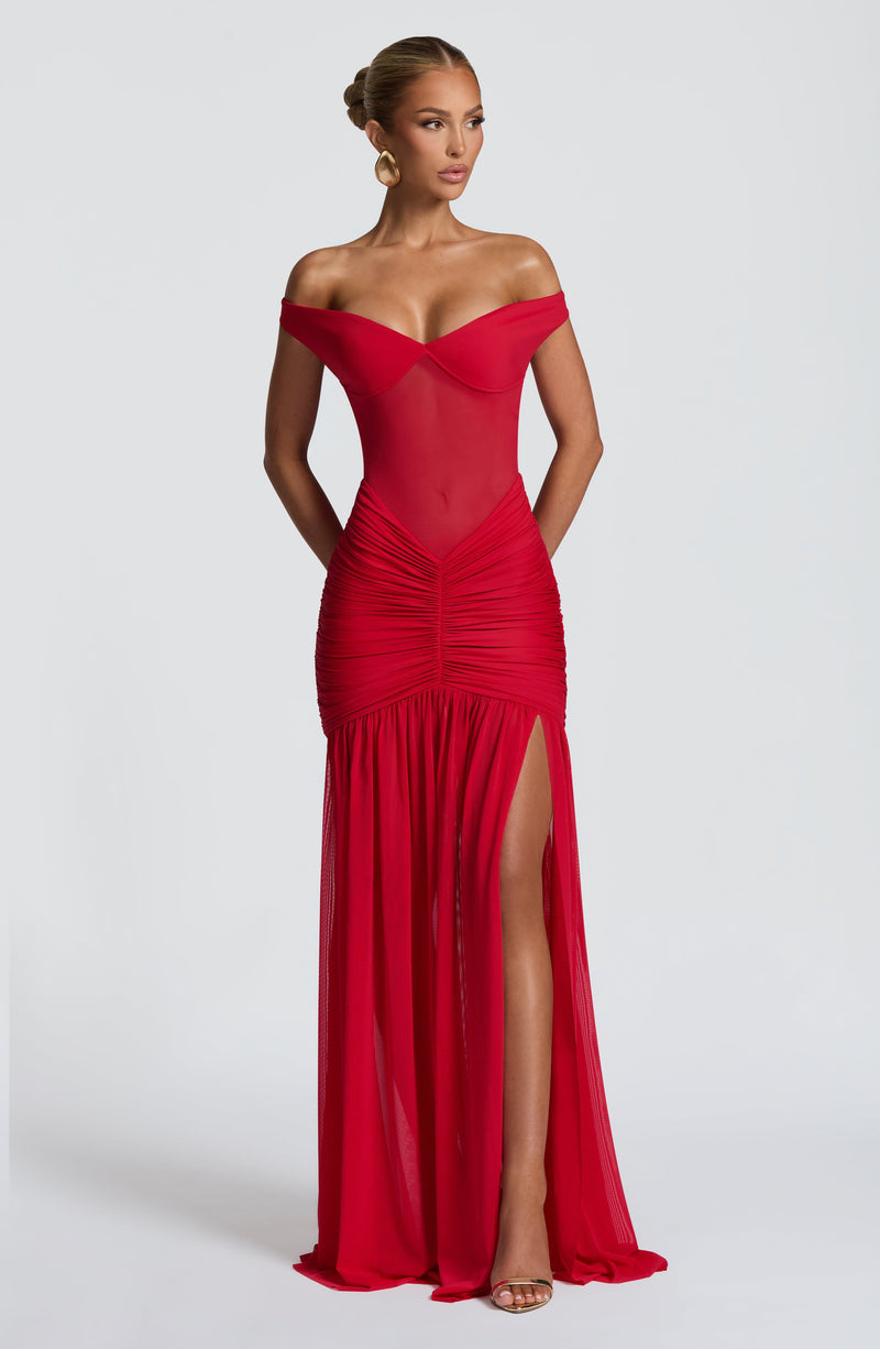 Buy Red Maxi Dress - Alaia Maxi Dress