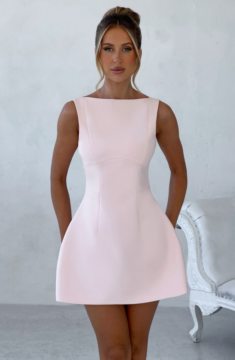 Alana Mini Dress - Blush Babyboo Fashion Alana Mini Dress - Blush Babyboo Fashion