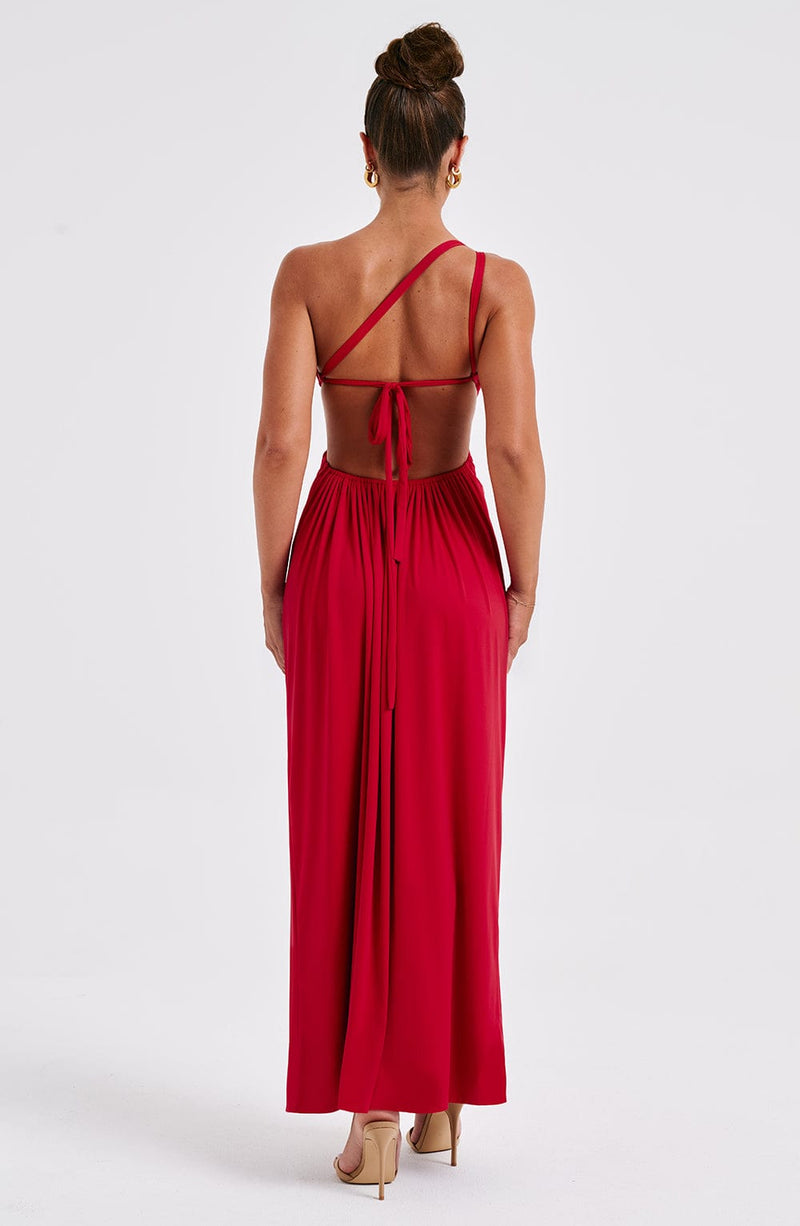 Alecia Maxi Dress - Red Dress Babyboo Fashion Premium Exclusive Design