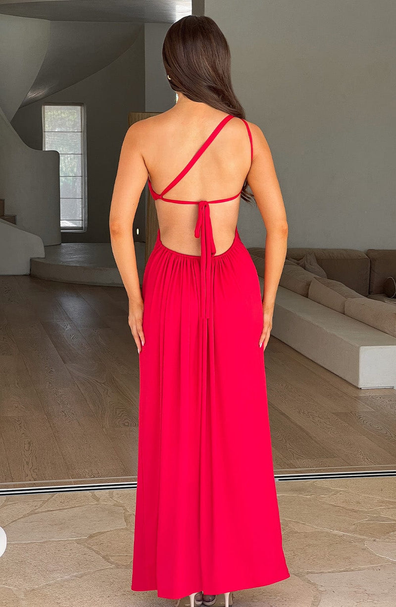 Alecia Maxi Dress - Red Dress Babyboo Fashion Premium Exclusive Design
