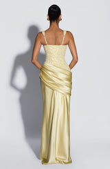 Alexandria Maxi Dress - Lemon Dress Babyboo Fashion Premium Exclusive Design