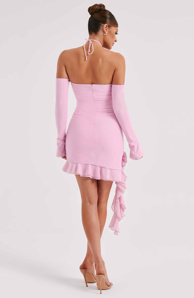 Alix Mini Dress - Pink Dress Babyboo Fashion Premium Exclusive Design