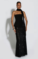 Allaire Maxi Skirt - Black Skirt Babyboo Fashion Premium Exclusive Design