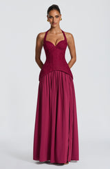 Almira Maxi Dress - Mulberry Dress Babyboo Fashion Premium Exclusive Design