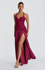 Almira Maxi Dress - Mulberry Dress Babyboo Fashion Premium Exclusive Design