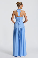 Almira Maxi Dress - Powder Blue Dress Babyboo Fashion Premium Exclusive Design