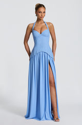 Almira Maxi Dress - Powder Blue Dress XS Babyboo Fashion Premium Exclusive Design
