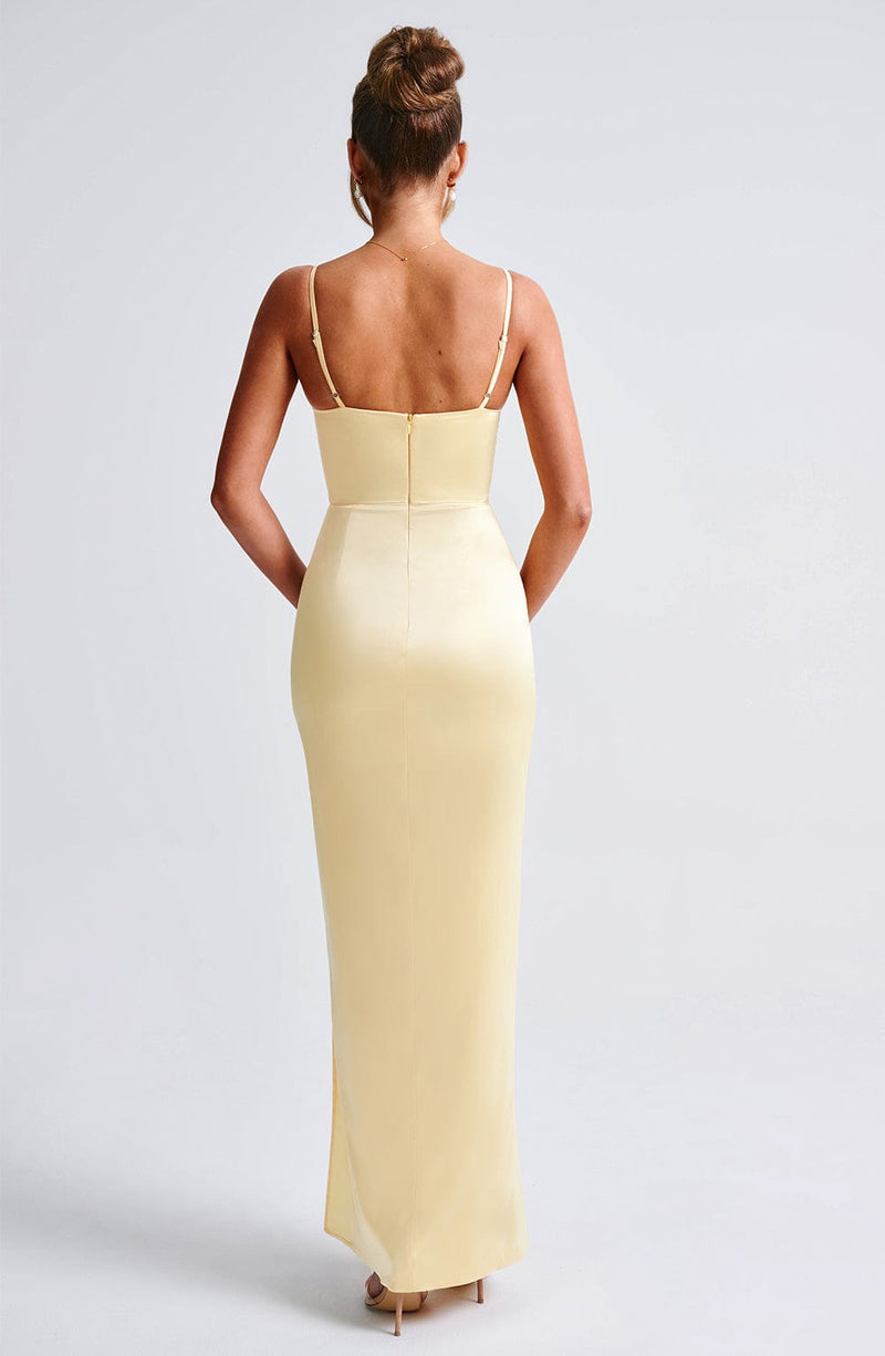 babyboo yellow prom dress Ariel Maxi Dress