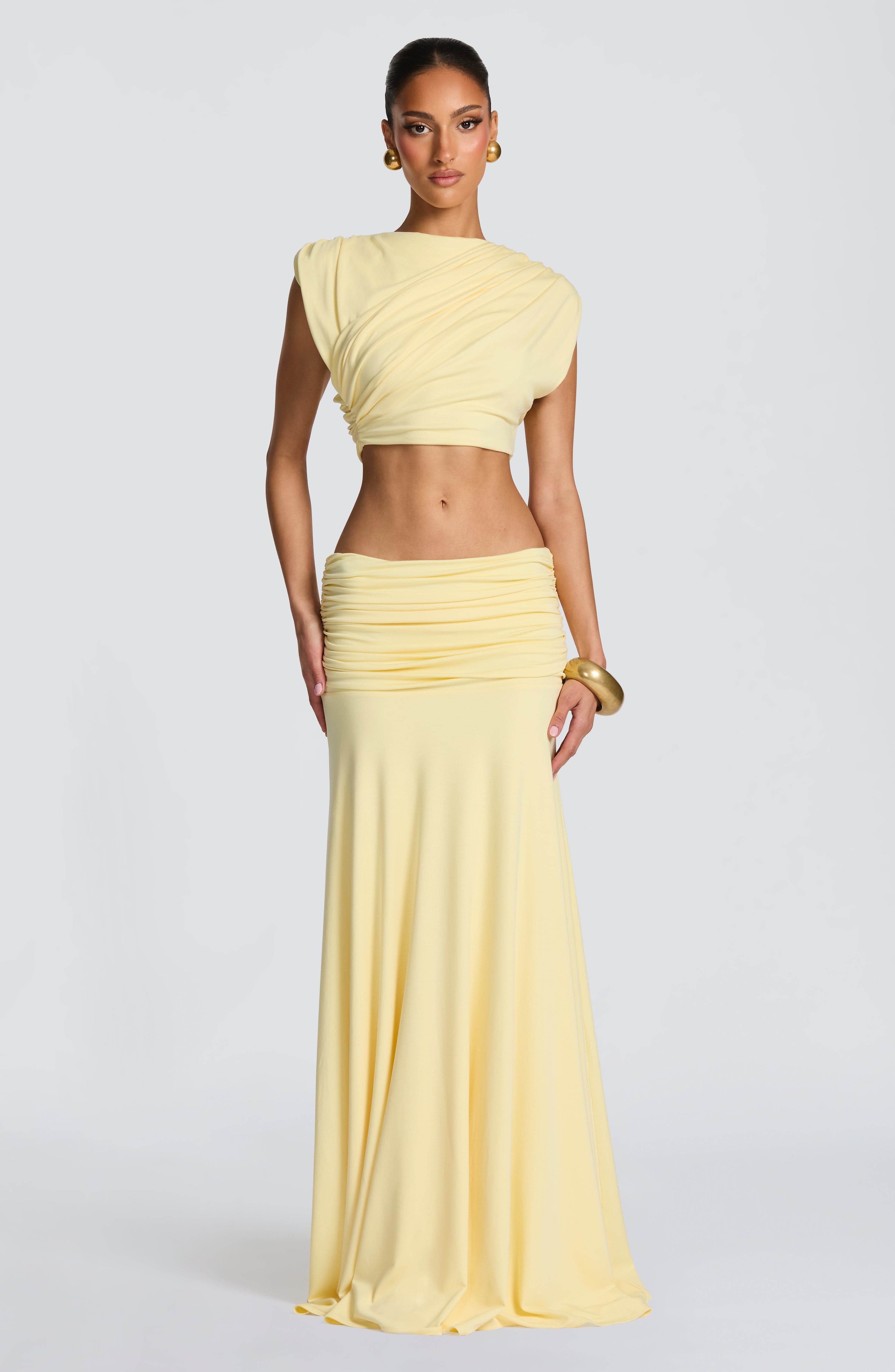 Buy Amara Top - Lemon | Stylish Yellow Top by Babyboo Fashion