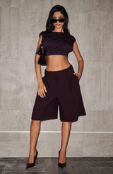 Amara Top - Plum Tops Babyboo Fashion Premium Exclusive Design