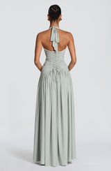 Amaris Maxi Dress - Sage Dress Babyboo Fashion Premium Exclusive Design