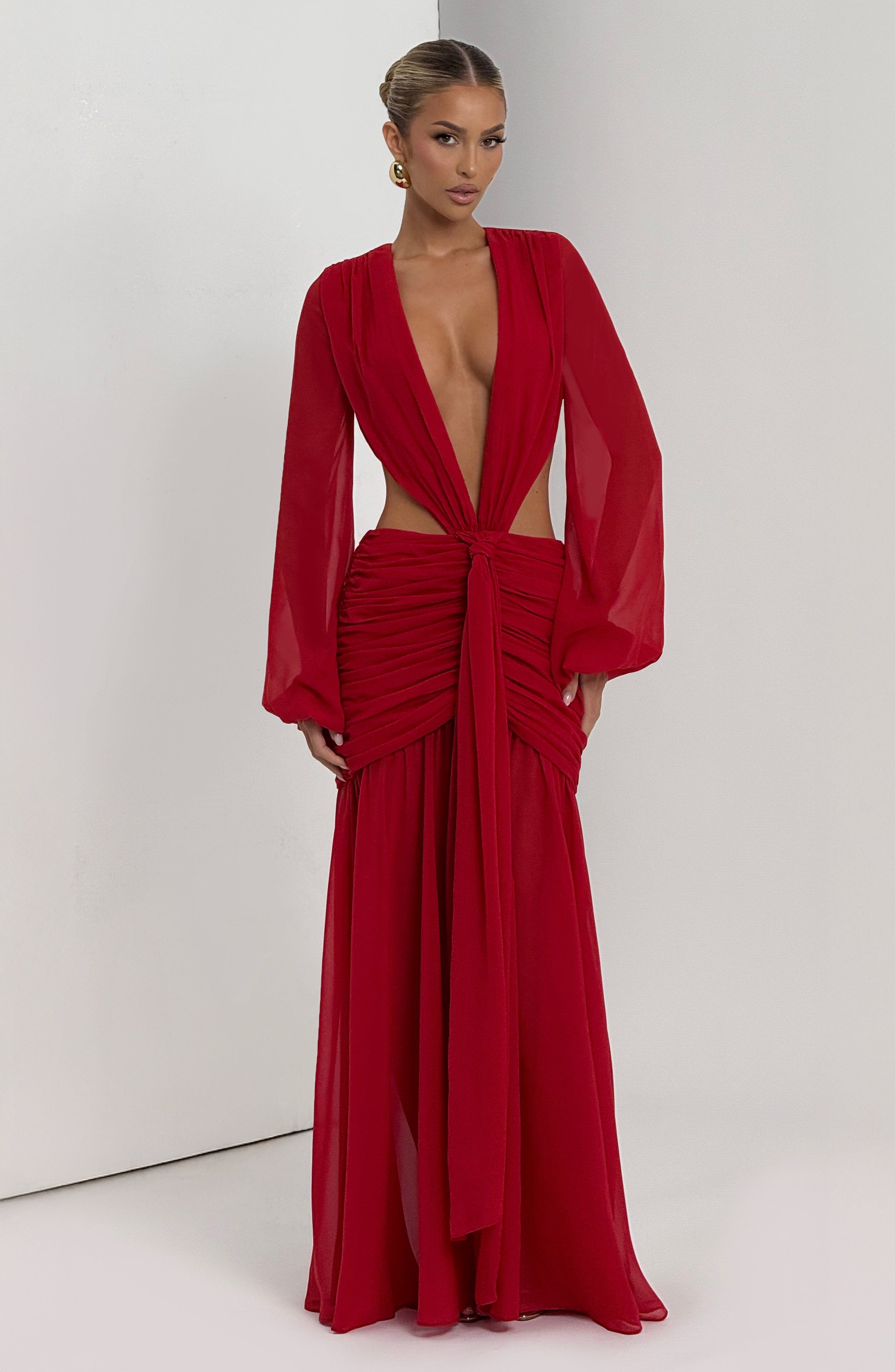 Adira Maxi Dress - Red main image 0