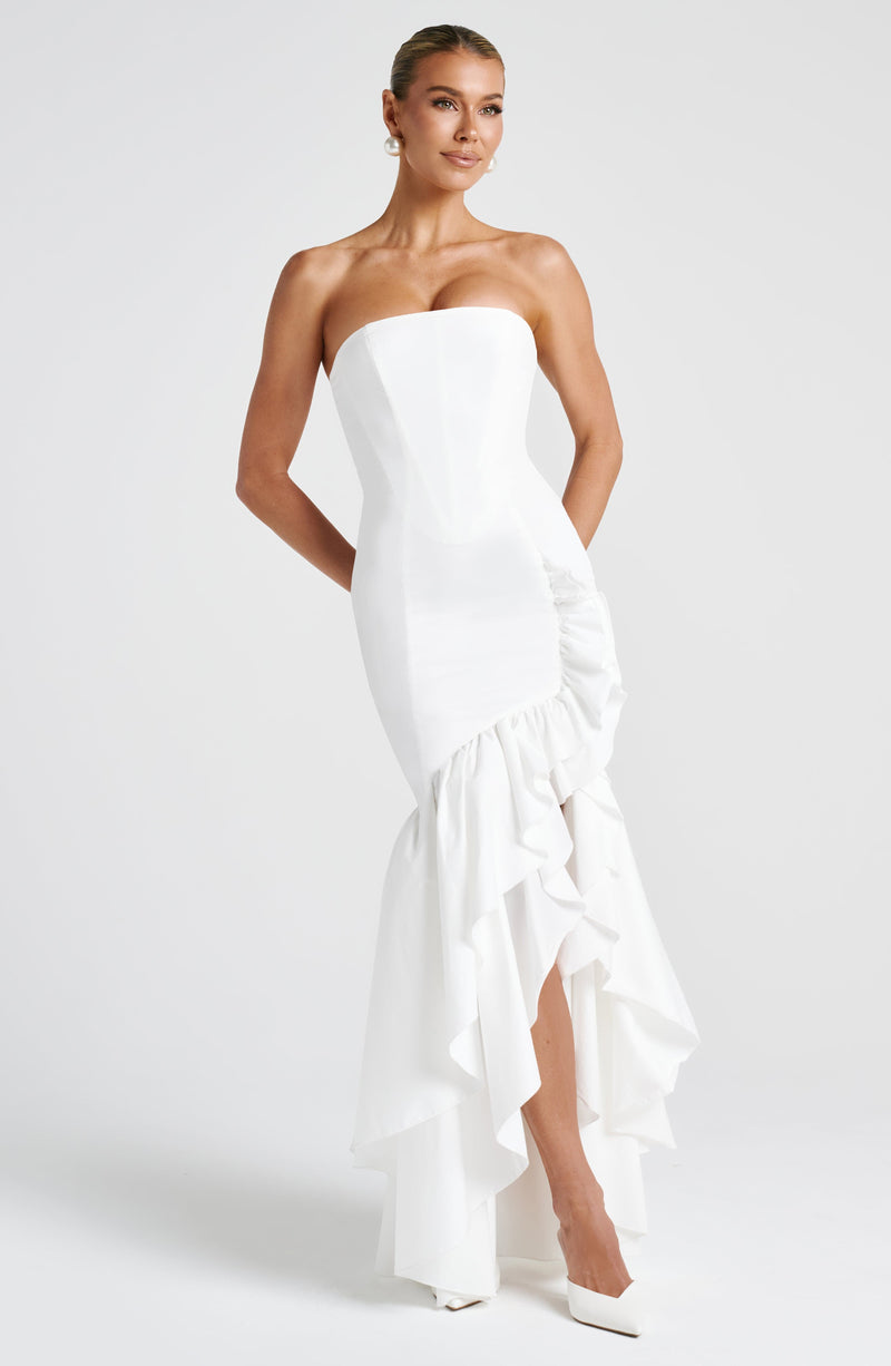 Angelina Maxi Dress | Ivory Maxi Dress | Babyboo Fashion Angelina Maxi Dress | Ivory Maxi Dress | Babyboo Fashion