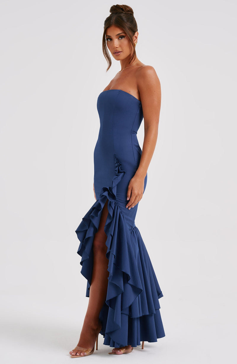 Babyboo Angelina Maxi Dress in Navy Size S