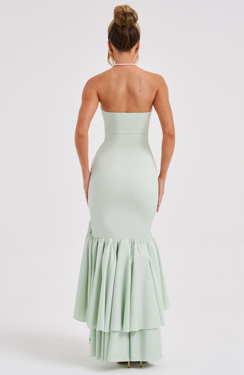 Angelina Maxi Dress - Sage Babyboo Fashion Angelina Maxi Dress - Sage Babyboo Fashion