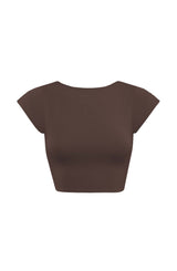 Anika Top - Chocolate Tops Babyboo Fashion Premium Exclusive Design