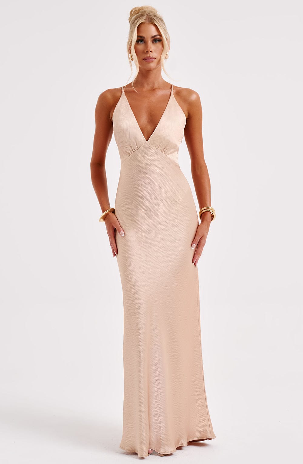 Anja Maxi Dress - Champagne main image 1