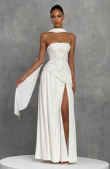 Anneliese Maxi Dress - Ivory Dress Babyboo Fashion Premium Exclusive Design