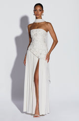 Anneliese Maxi Dress - Ivory Dress Babyboo Fashion Premium Exclusive Design