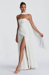 Anneliese Maxi Dress - Ivory Dress Babyboo Fashion Premium Exclusive Design