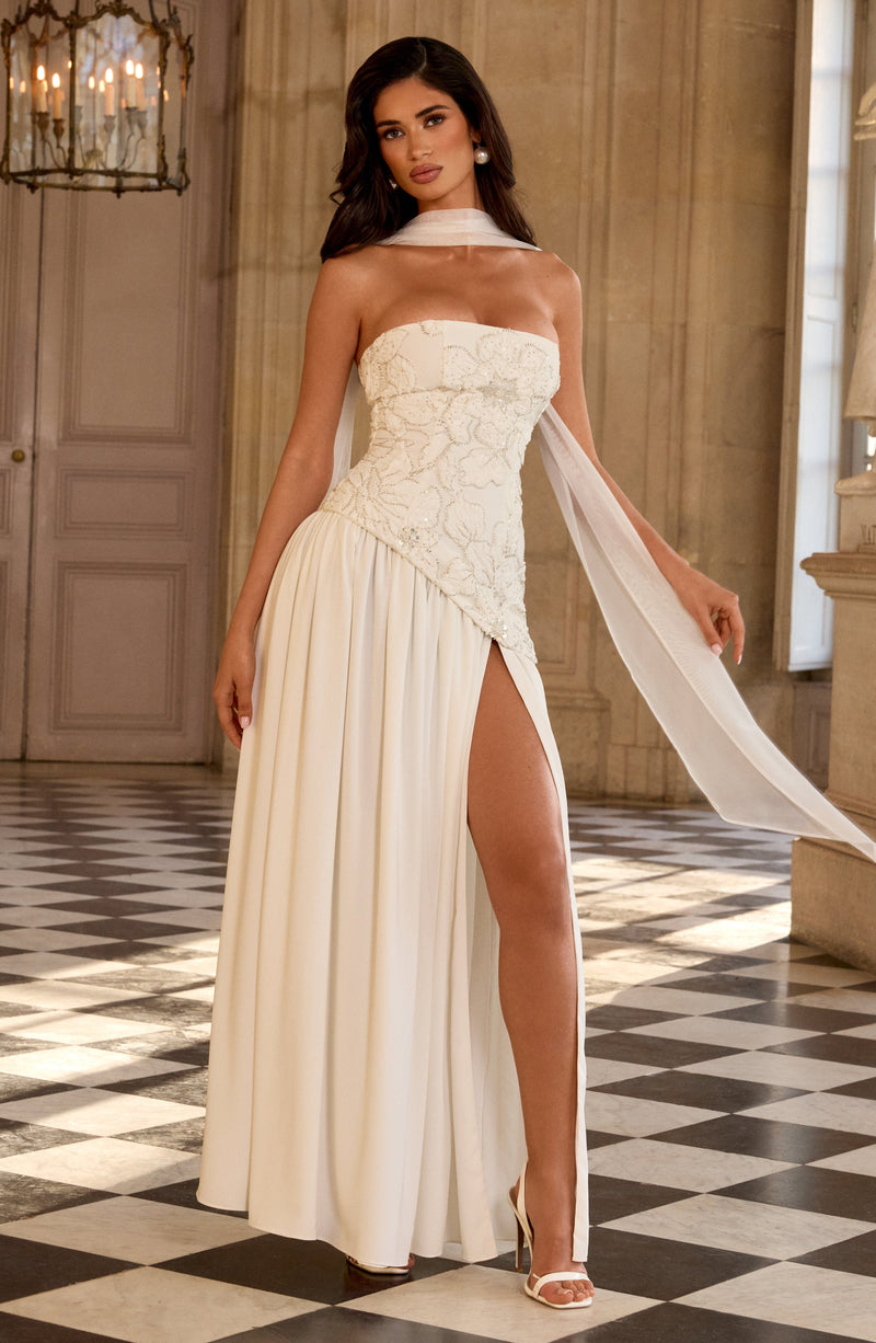 satin dress long sleeve Long Sleeve Satin Dress by Cinderella Divine -7475