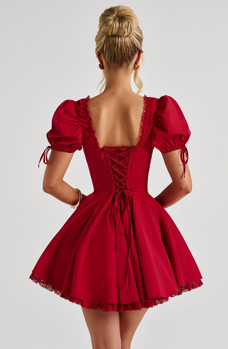 Annie Mini Dress - Red Annie Mini Dress - Red