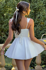 Antonella Mini Dress - Ivory Dress Babyboo Fashion Premium Exclusive Design