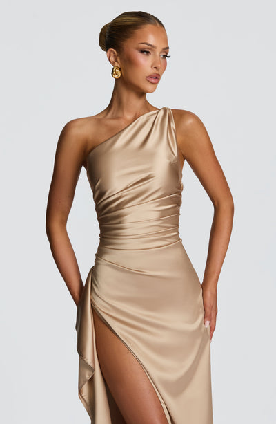 Ariel Maxi Dress - Champagne