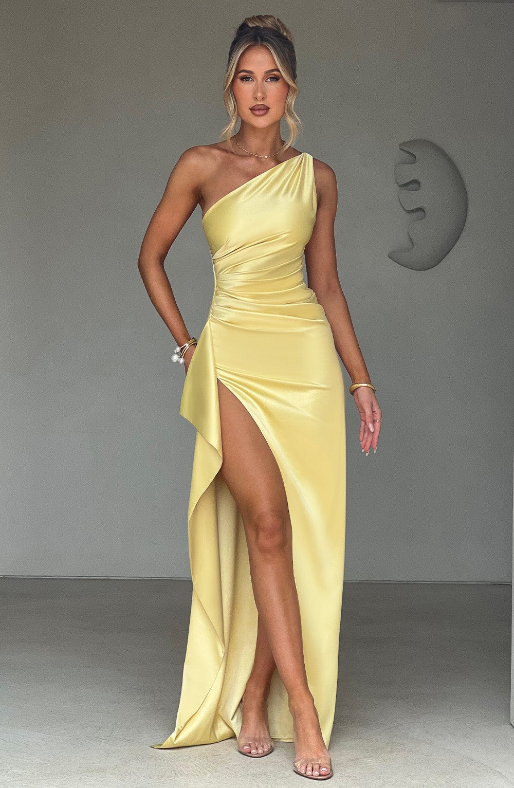 ariel maxi dress champagne NEW Babyboo