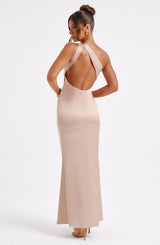 Arizona Maxi Dress - Champagne Dress Babyboo Fashion Premium Exclusive Design