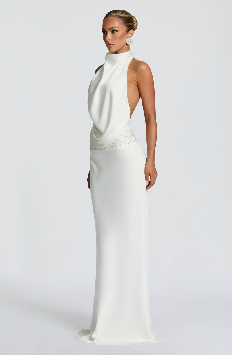 Armelle Maxi Dress - Ivory Dress Babyboo Fashion Premium Exclusive Design