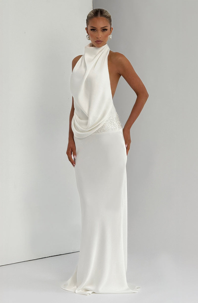 Armelle Maxi Dress - Ivory Dress Babyboo Fashion Premium Exclusive Design