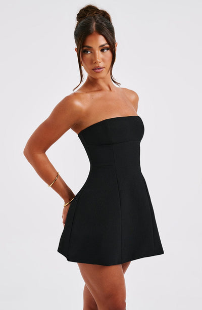 Asha Mini Dress - Black Dress Babyboo Fashion Premium Exclusive Design