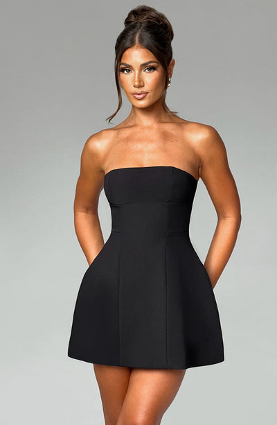 ashia mini dress black AKIRA Susie Sleeveless Mini Dress | Black