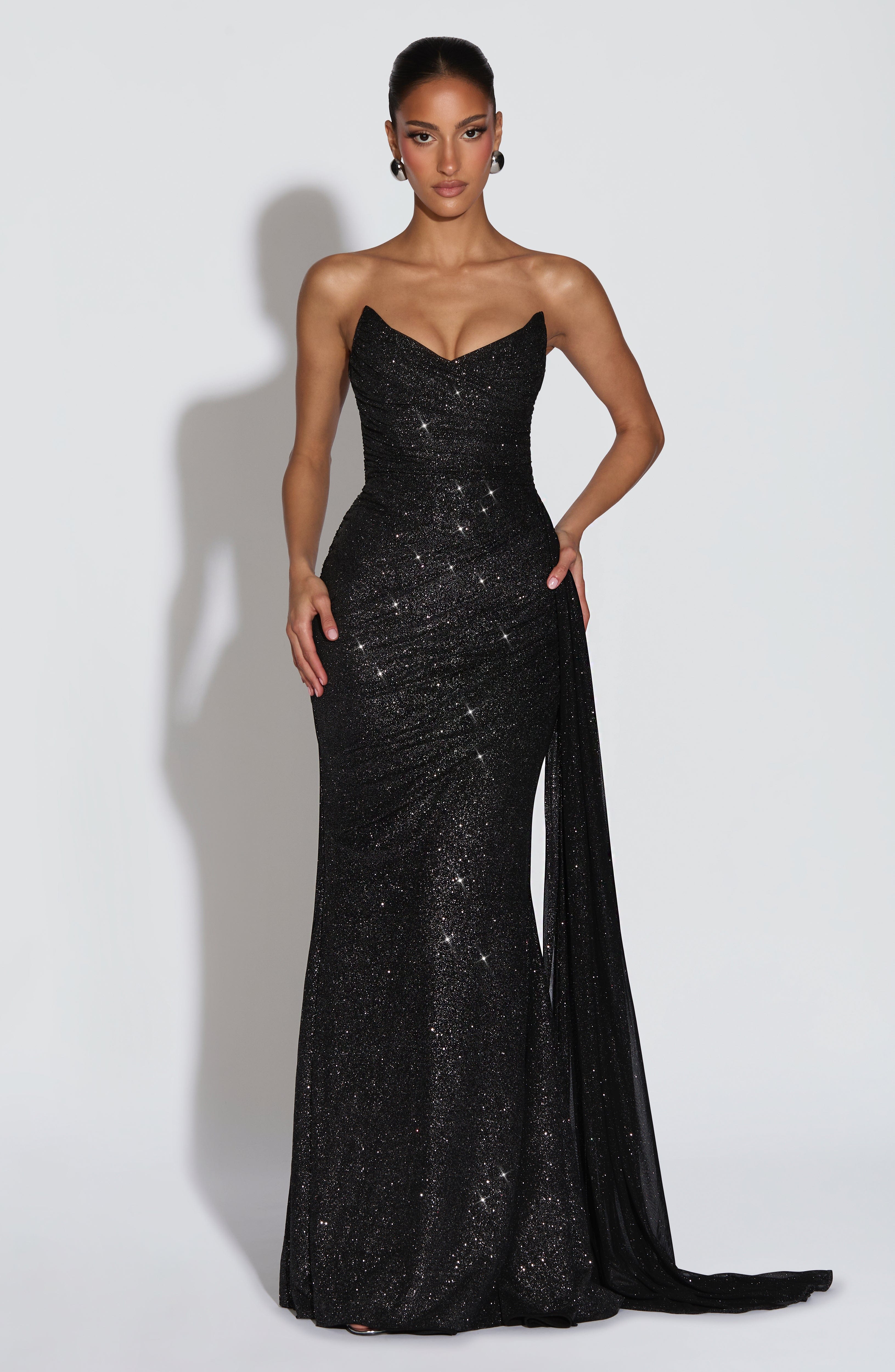 Black Maxi Dress - Ashika Maxi Dress